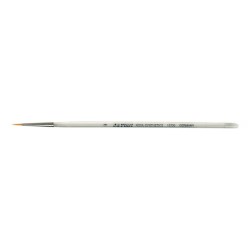 Pinceau NAIL, manche en plexi fibres synthétiques dorées N°5