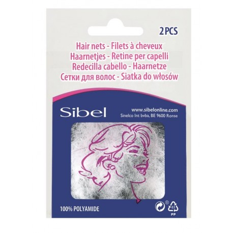 FILET DE JOUR NYLON HAIR NET SACHETS DE 2PCS BLANC