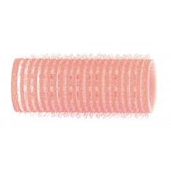 BIGOUDIS ADHESIF 24MM 12 PCS ROSE