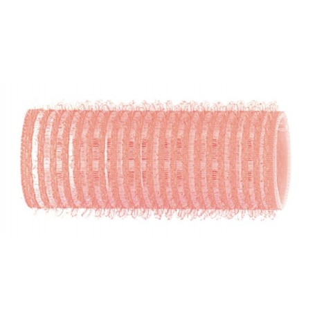 BIGOUDIS ADHESIF 24MM 12 PCS ROSE