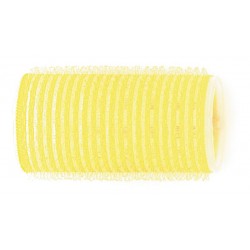 BIGOUDIS ADHESIF 32MM 12 PCS JAUNE