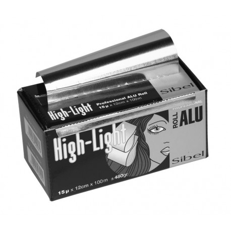 FEUILLE D'ALUMINIUM 12CMX100M 15MU