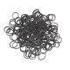 ELASTIC BANDS 500PCS BLACK 20MM