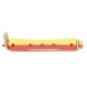 BIGOUDIS PERMANENTE COURT 12PCS JAUNE ROUGE 9MM