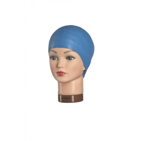 BONNET MECHE BLEUE CAOUTCHOUC