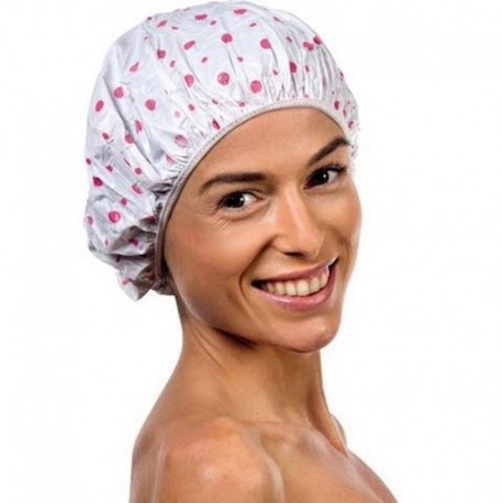 BONNET DOUCHE PLASTIQUE IMPRIME