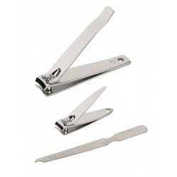 NAIL GROOMING SET KIT MANUCURE/PEDICURE 3PCS