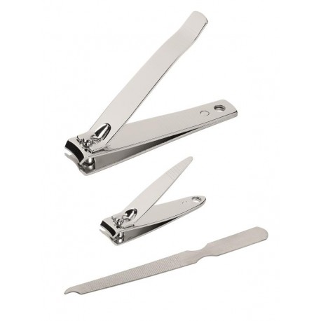 NAIL GROOMING SET KIT MANUCURE/PEDICURE 3PCS