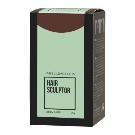 HAIR SCULPTOR CHATAIN MOYEN FIBRES CAPILLAIRES EPAISSISSANT