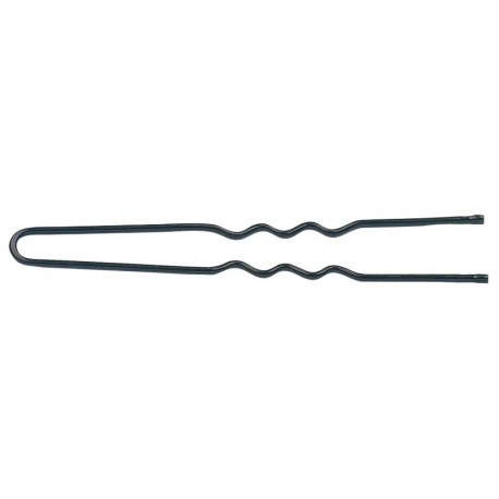 WAVY PINS 60MM BLACK/50PCS